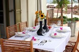 Luxury villas in Greece - Xenon Estate villa Althea kitchen spacious veranda