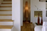 Luxury villas in Greece - Xenon Estate Althea living room and stairs to master bedroom