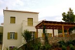 Luxury villas in Greece - Xenon Estate villa Astraea outdoor kitchen spacious veranda with pergola